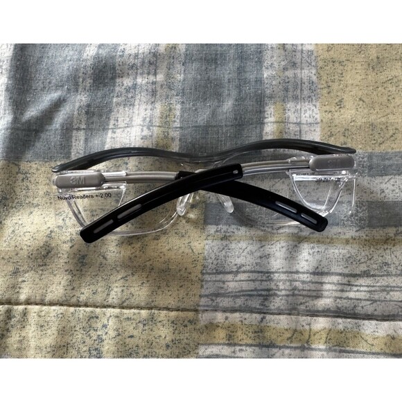 Nuvo BiFocal Readers Clear Lens +1.5 Protective Eyewear 3M 11434 Safety Glasses - Picture 3 of 10